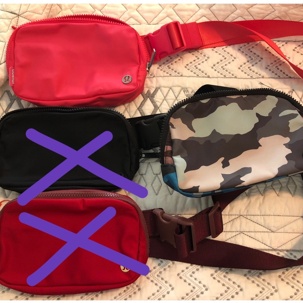 Lululemon Everywhere Belt Bags 1L size- NEW $22 each!